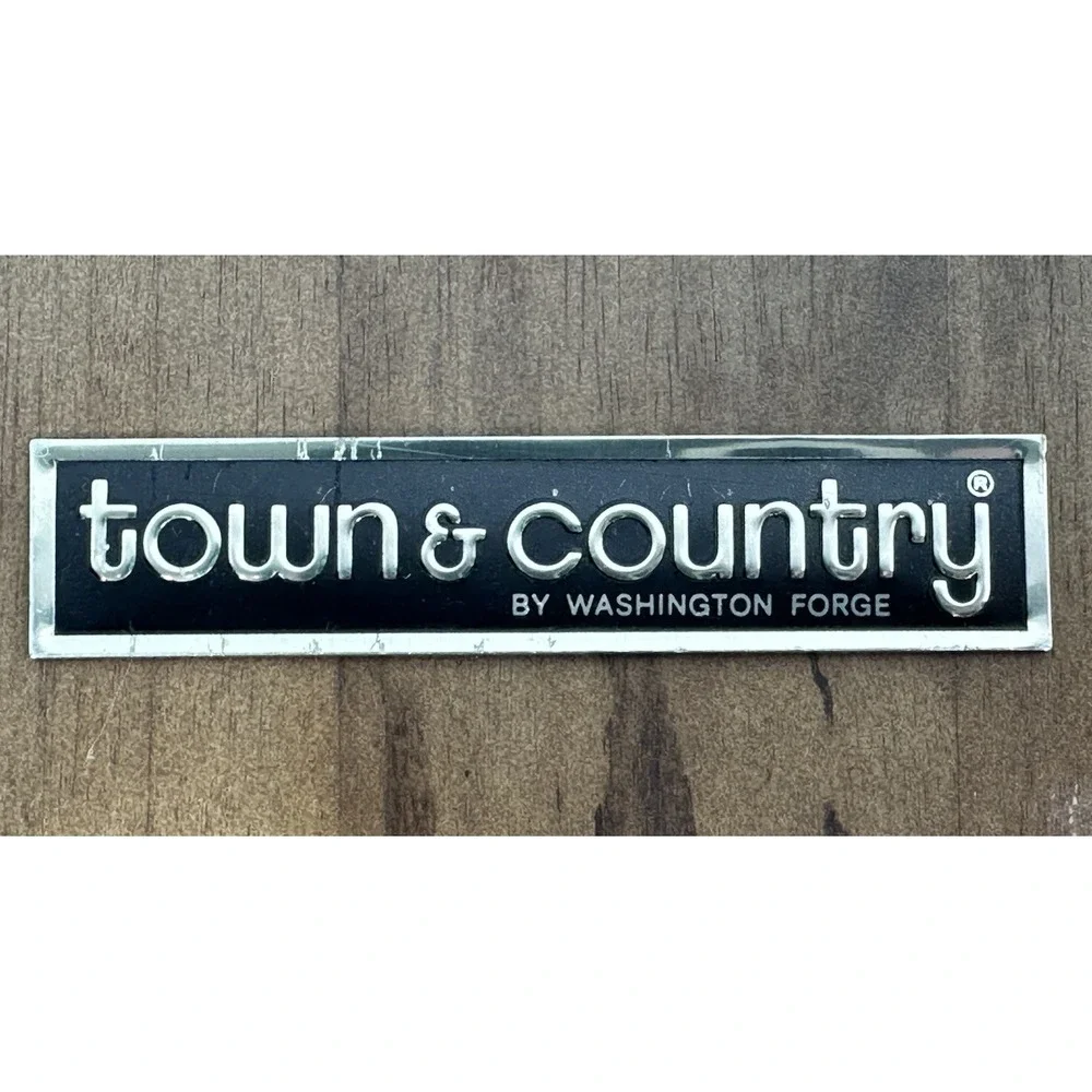 VTG Town & Country Washington Forge‎ Fleetwood Handle Serrated Knife Carving Set